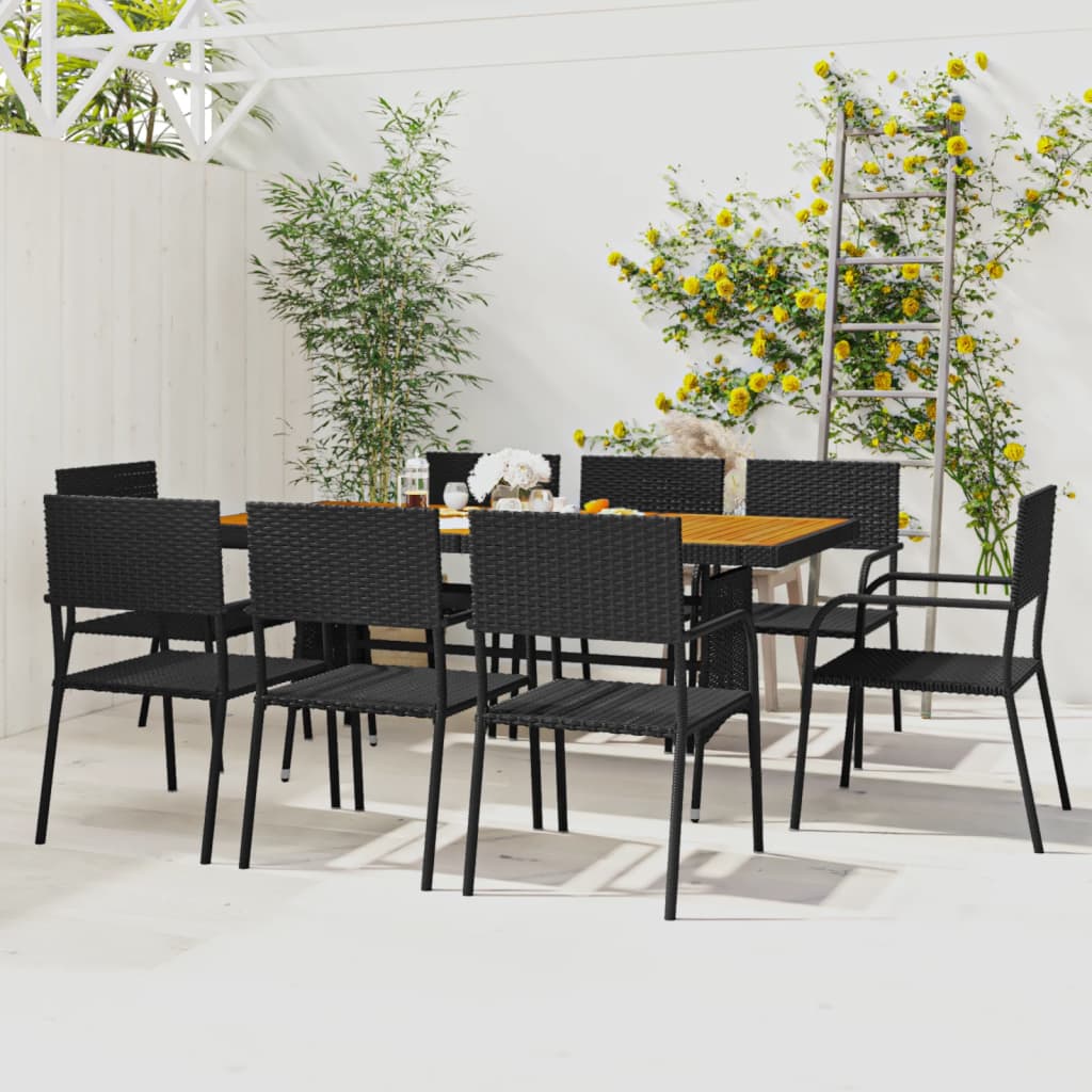 9-Delige Tuinset Poly Rattan