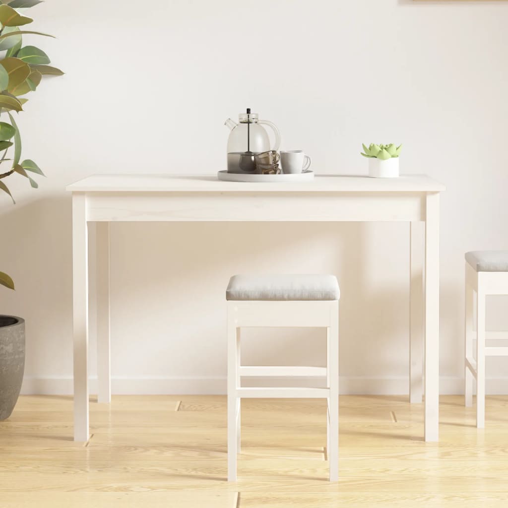 Eettafel 110X55X75 Cm Massief Grenenhout