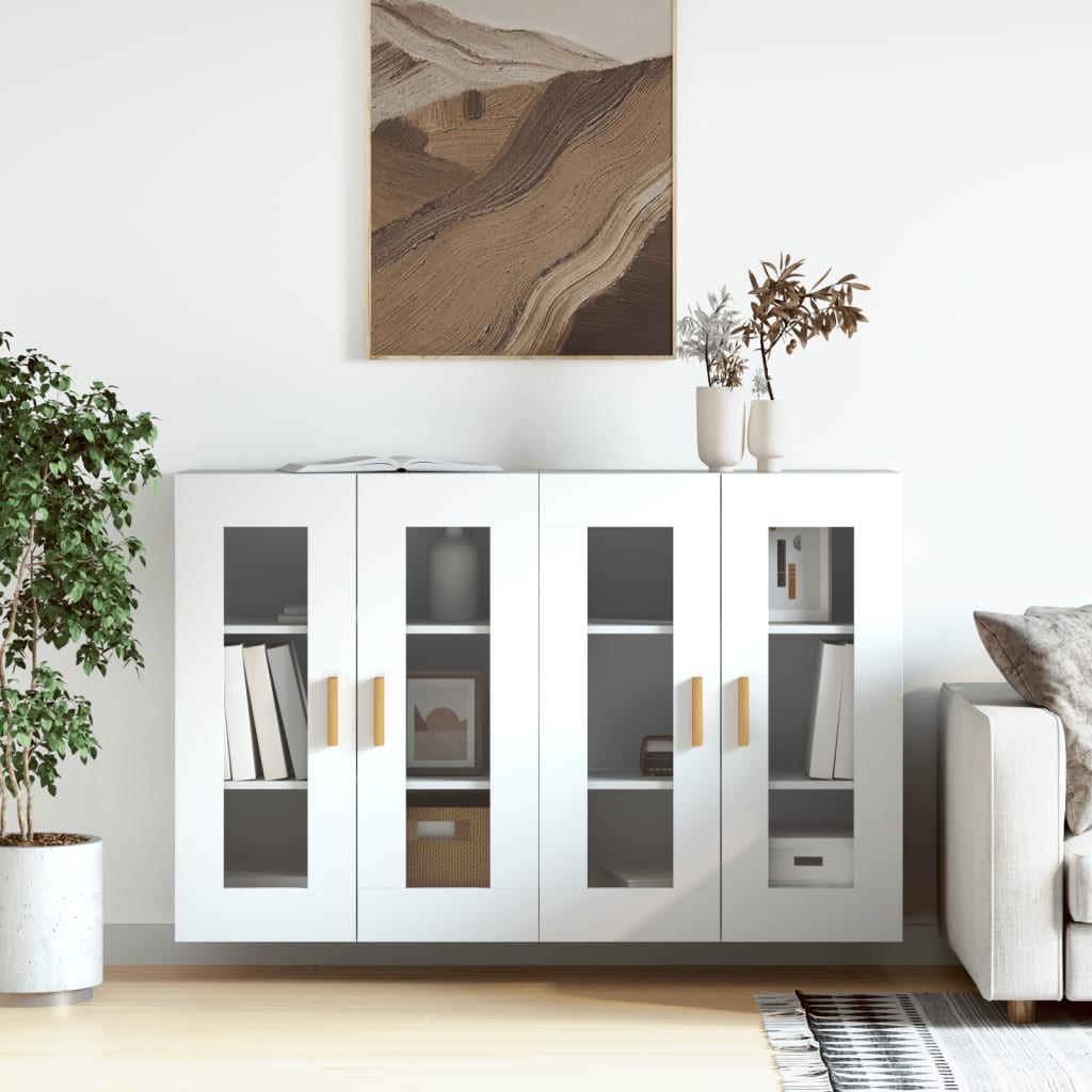 Wandgemonteerde Kasten 2 Pcs Artisan Eik En Zwart