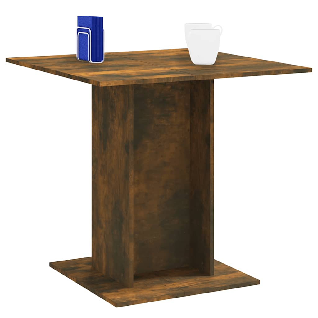Eettafel 80X80X75 Cm Bewerkt Hout
