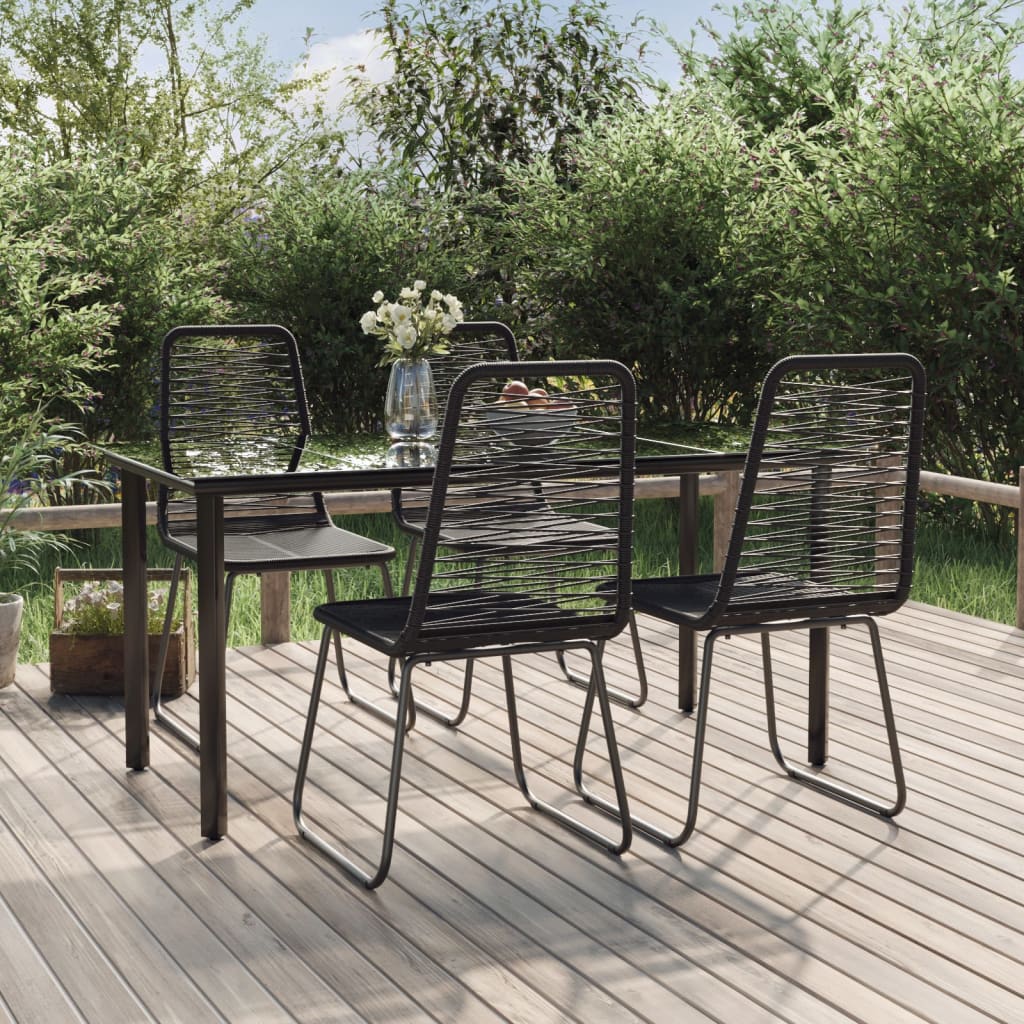 5-Delige Tuinset Zwart