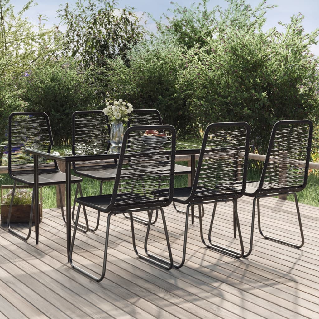5-Delige Tuinset Zwart