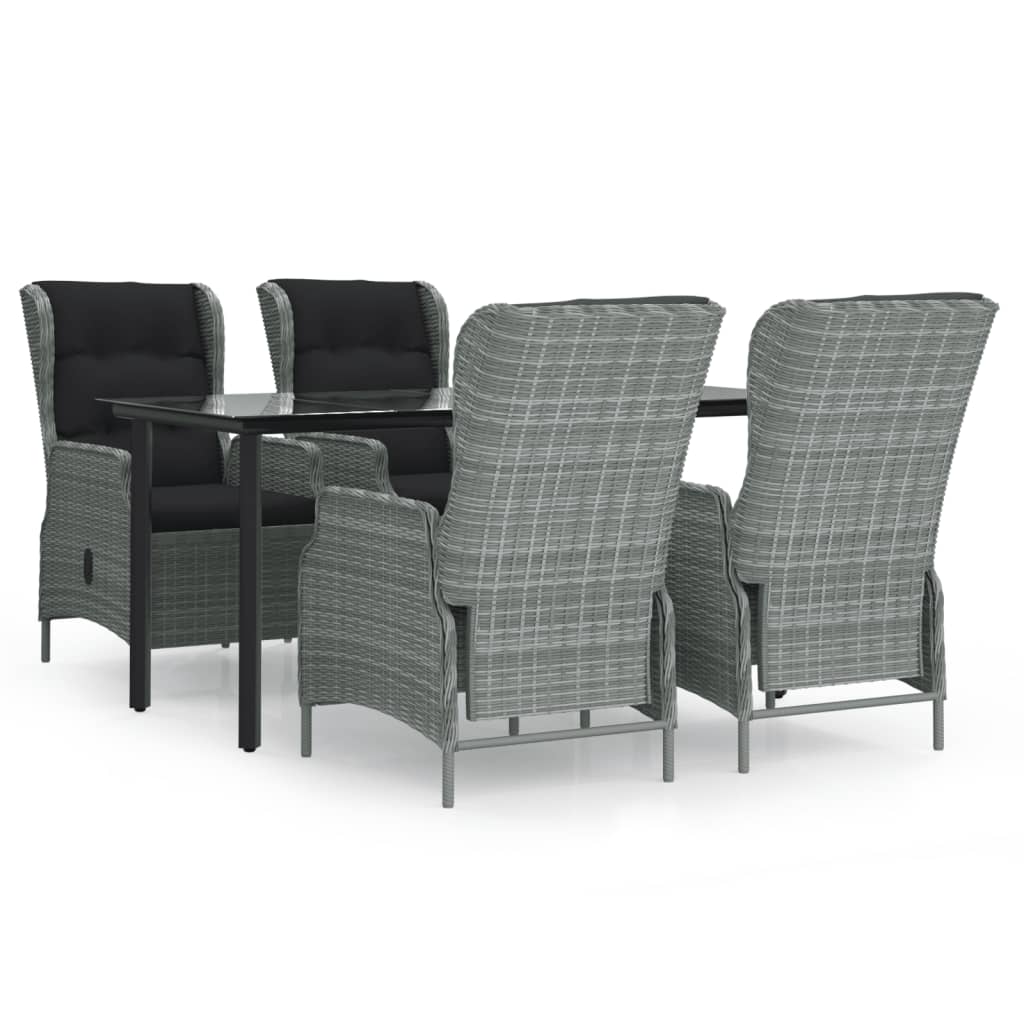 5-Delige Tuinset Poly Rattan
