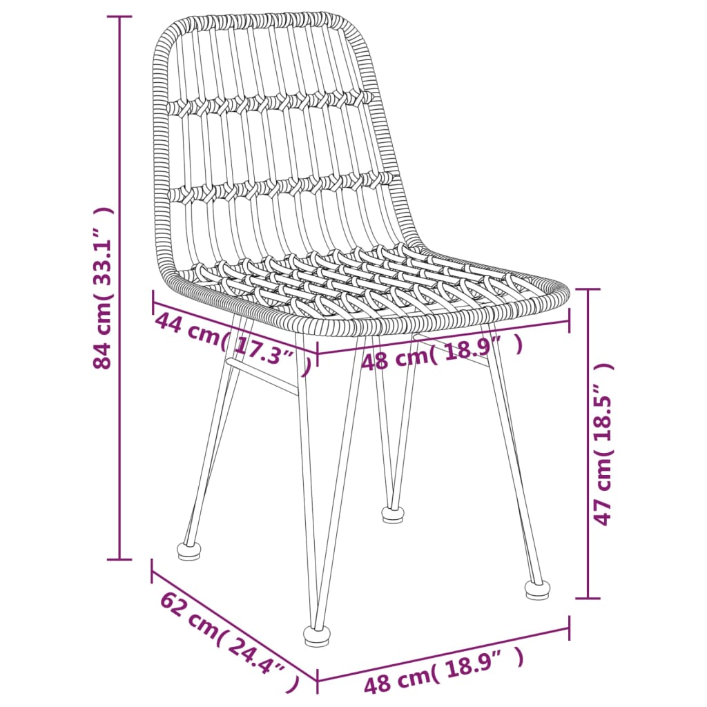 Tuinset Poly Rattan
