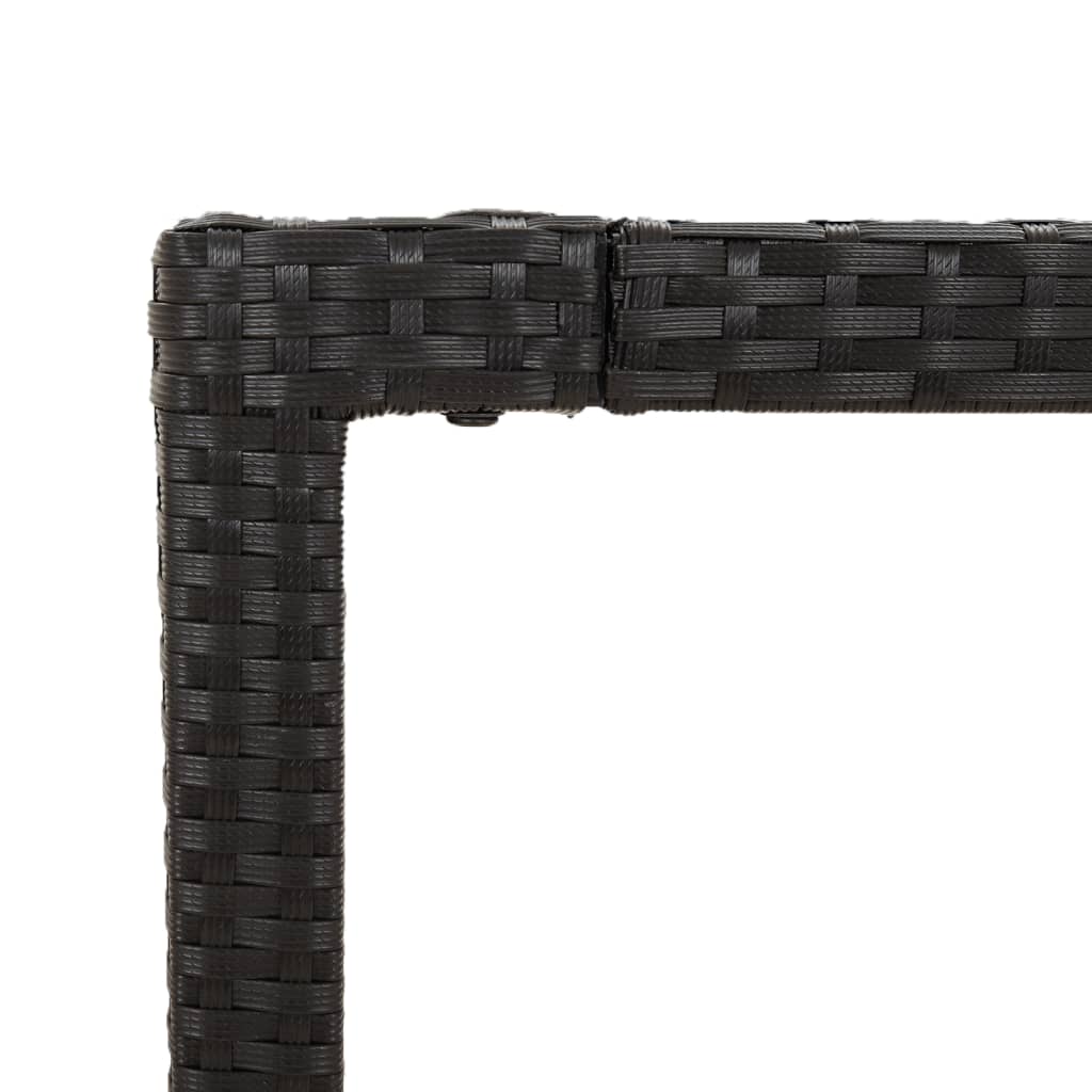 3-Delige Tuinset Met Kussens Poly Rattan