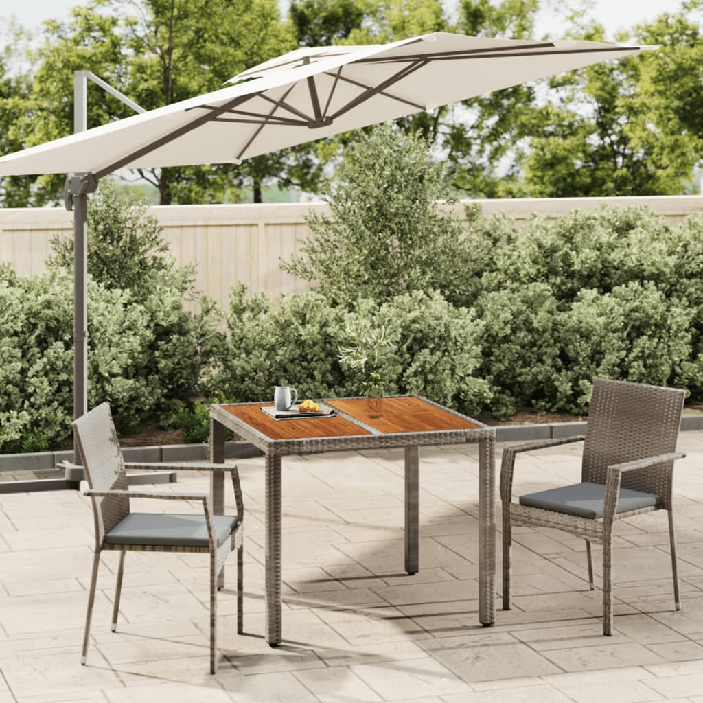 5-Delige Tuinset Met Kussens Poly Rattan