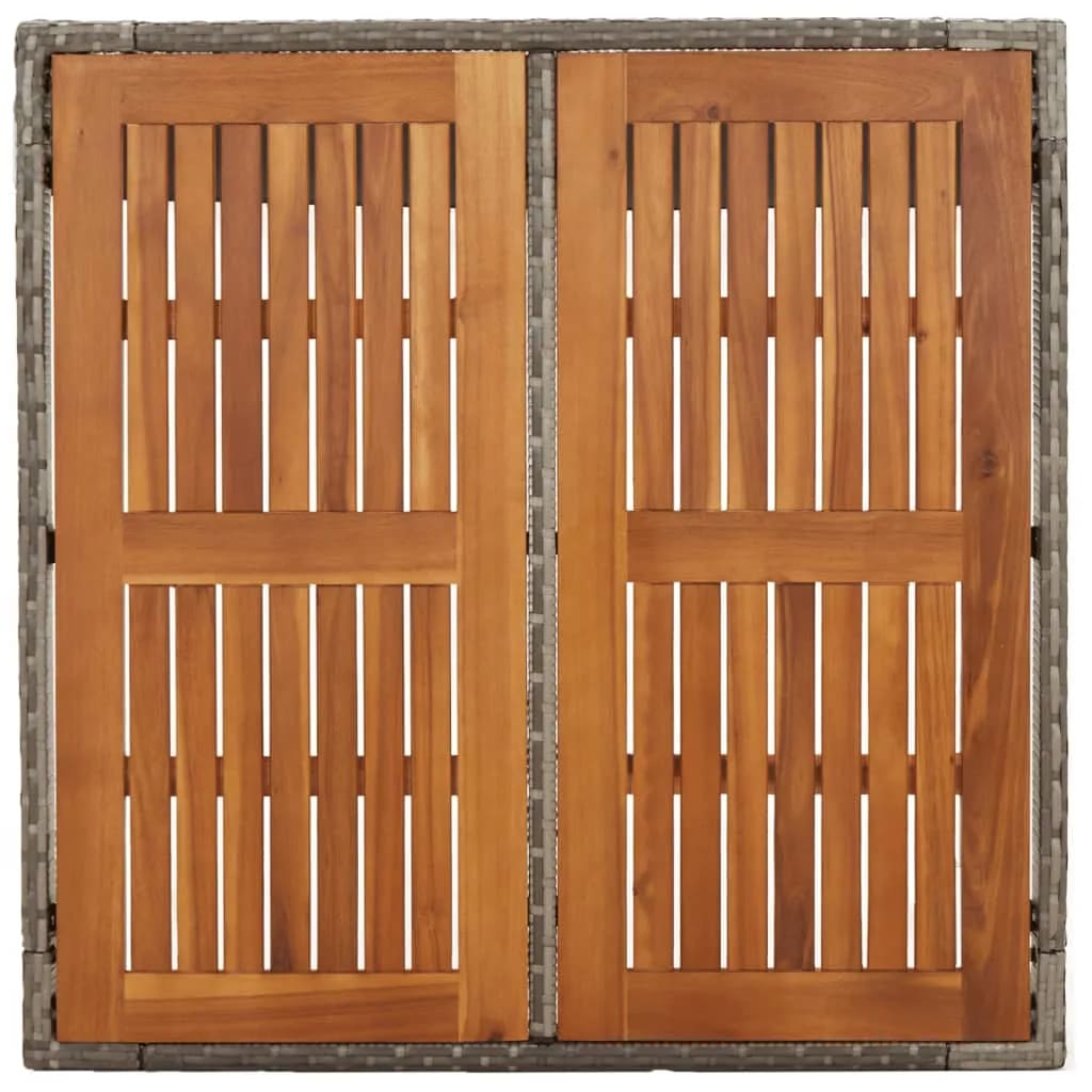 3-Delige Tuinset Met Kussens Poly Rattan