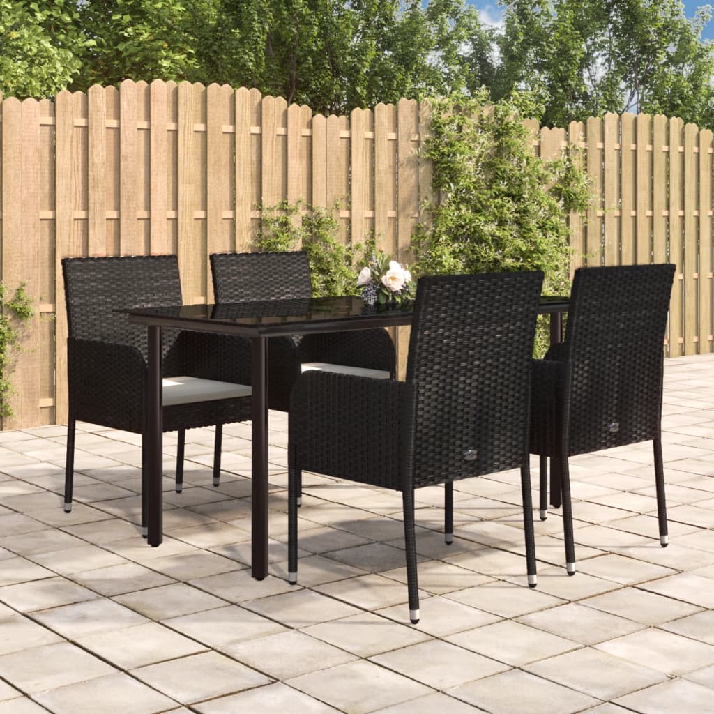 11-Delige Tuinset Met Kussens Poly Rattan