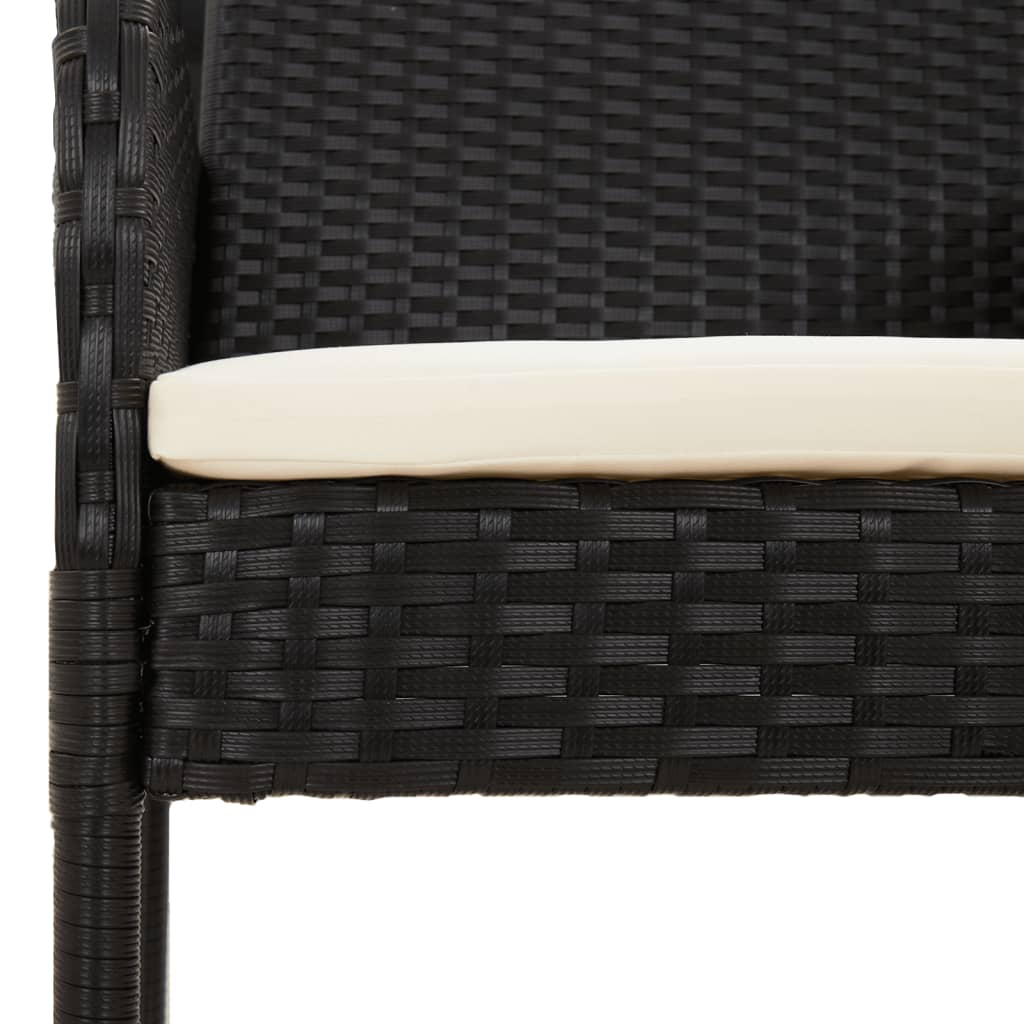 11-Delige Tuinset Met Kussens Poly Rattan