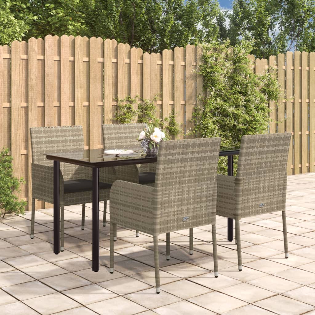 11-Delige Tuinset Met Kussens Poly Rattan