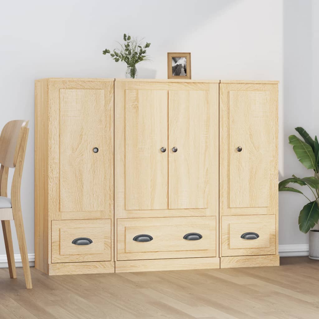 Hoge Kasten Bewerkt Hout