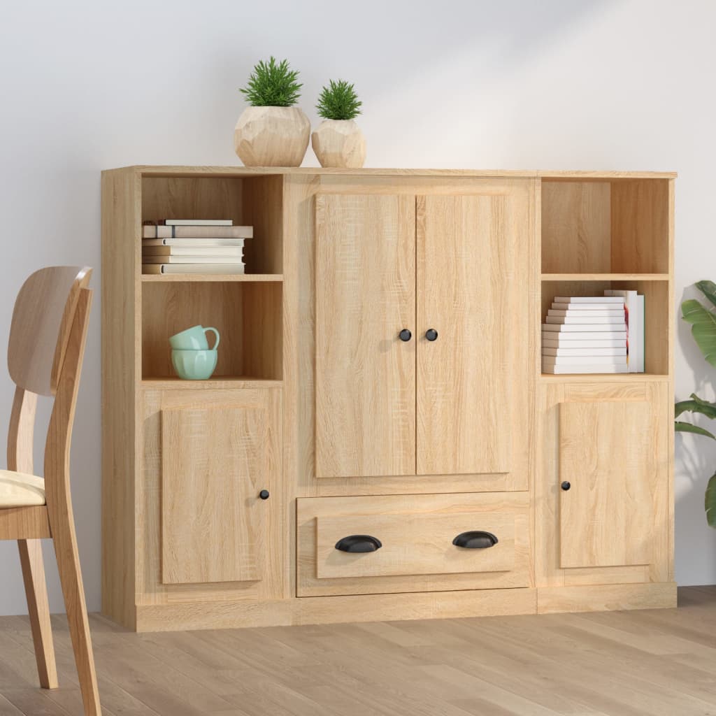Hoge Kasten Bewerkt Hout