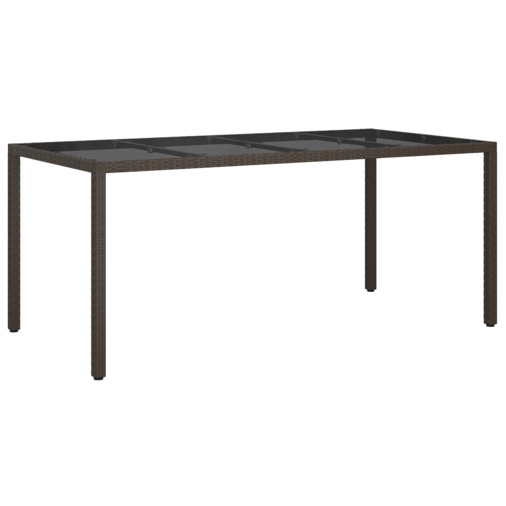 9-Delige Tuinset Met Kussens Poly Rattan Bruin