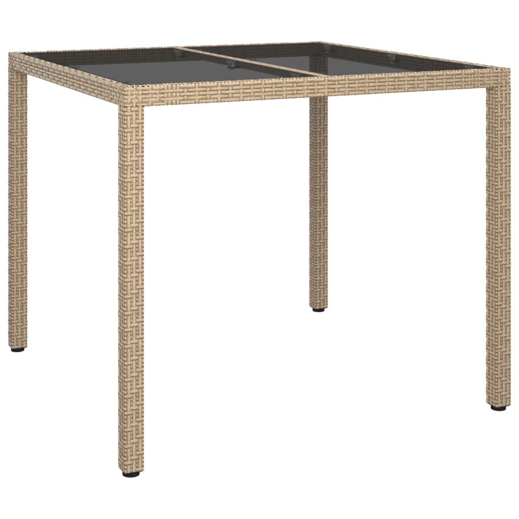 5-Delige Tuinset Met Kussens Poly Rattan Beige