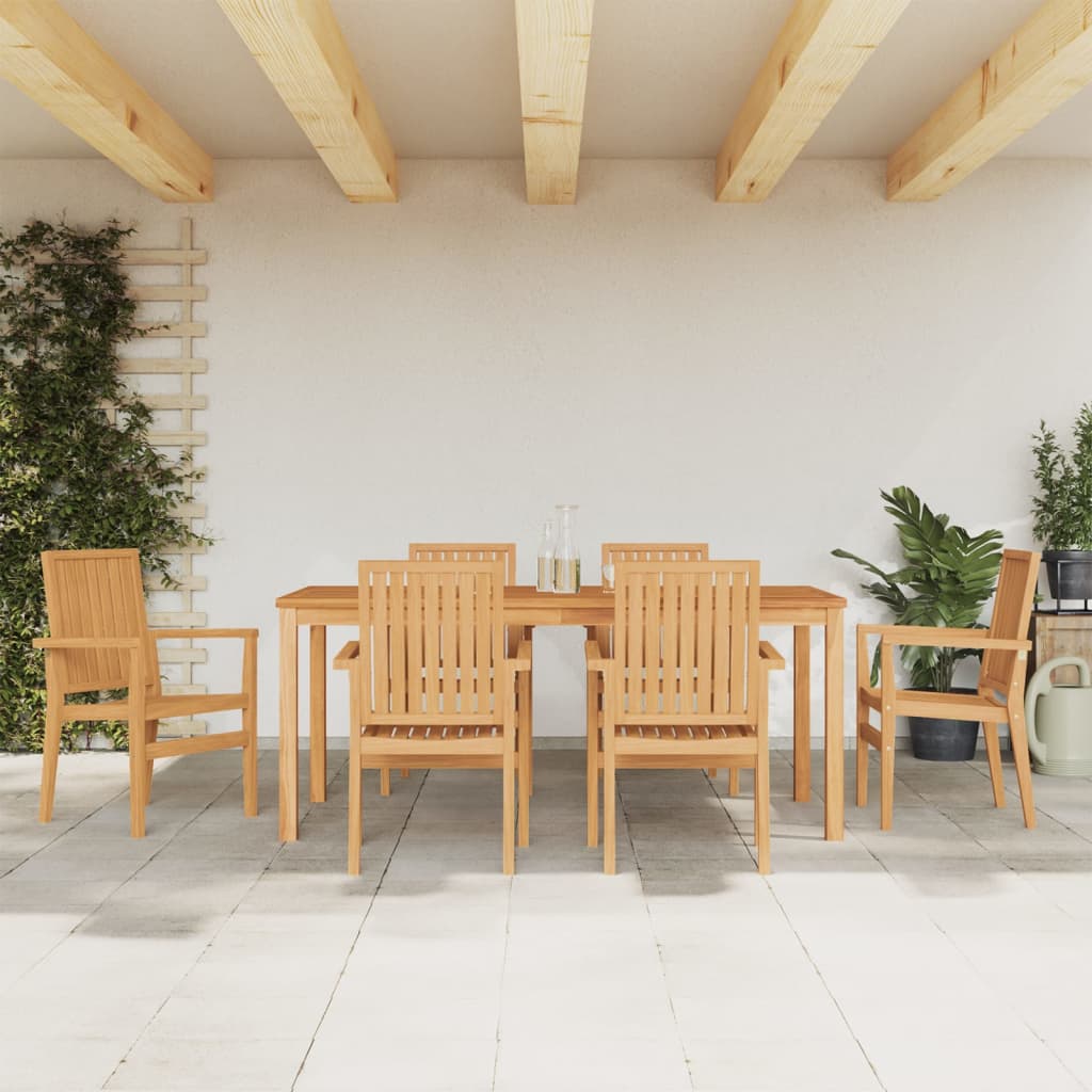 5-Delige Tuinset Massief Teakhout