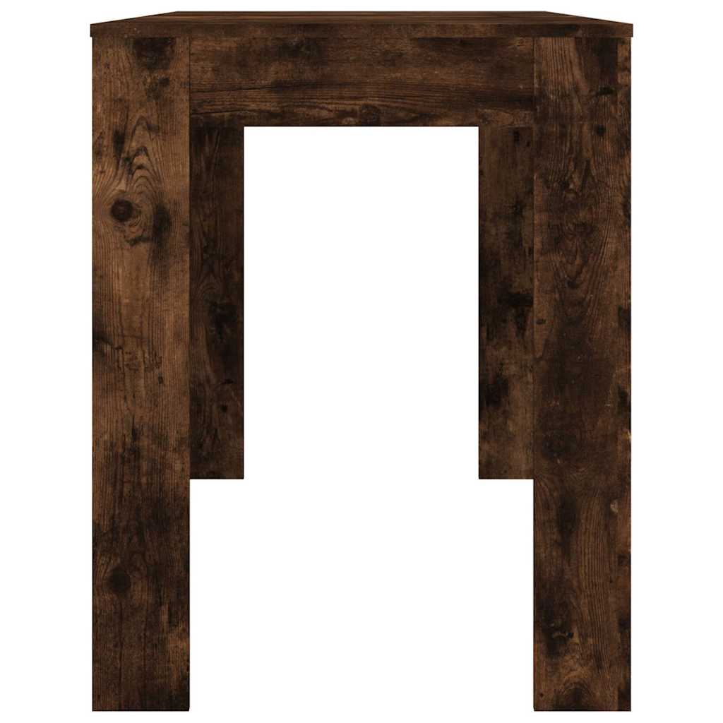 Eettafel 120X60X76 Cm Bewerkt Hout Kleurig