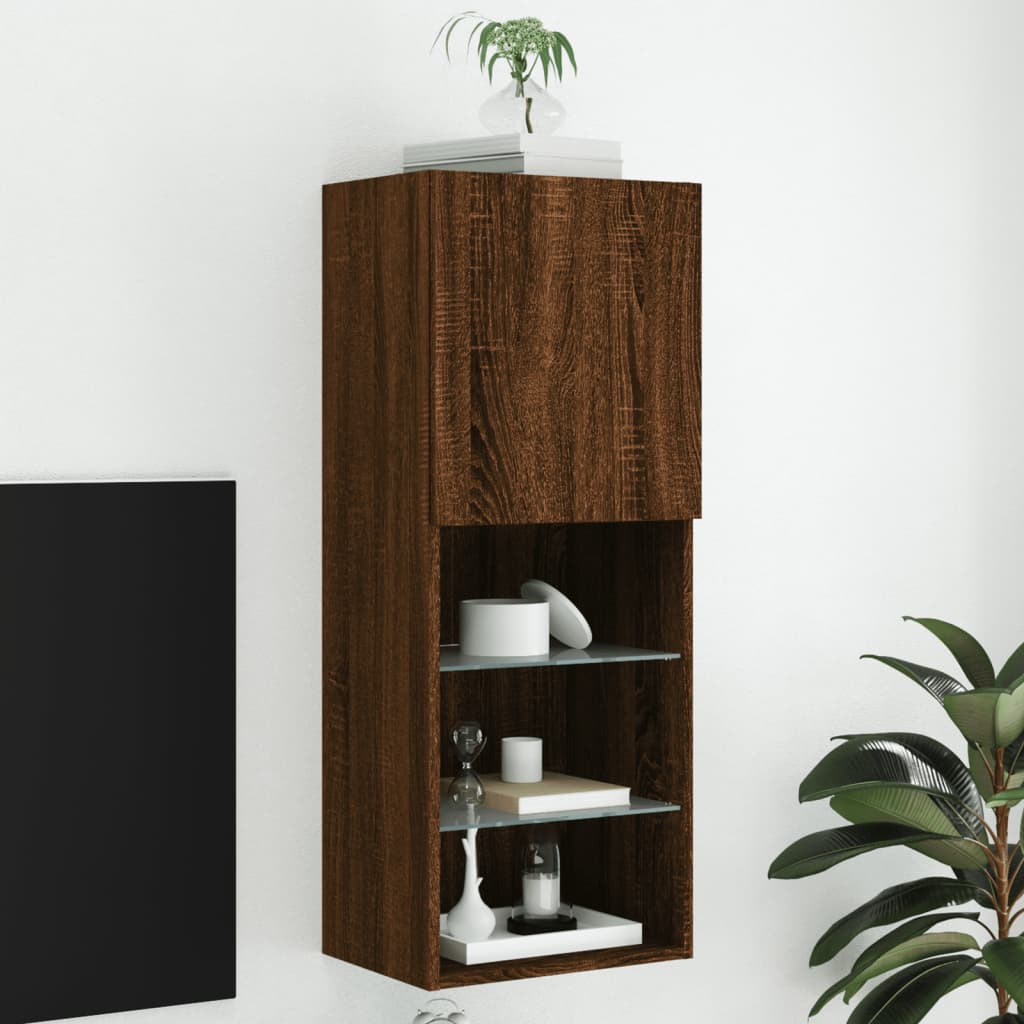 Wandgemonteerde Tv-Kasten 2 Pcs