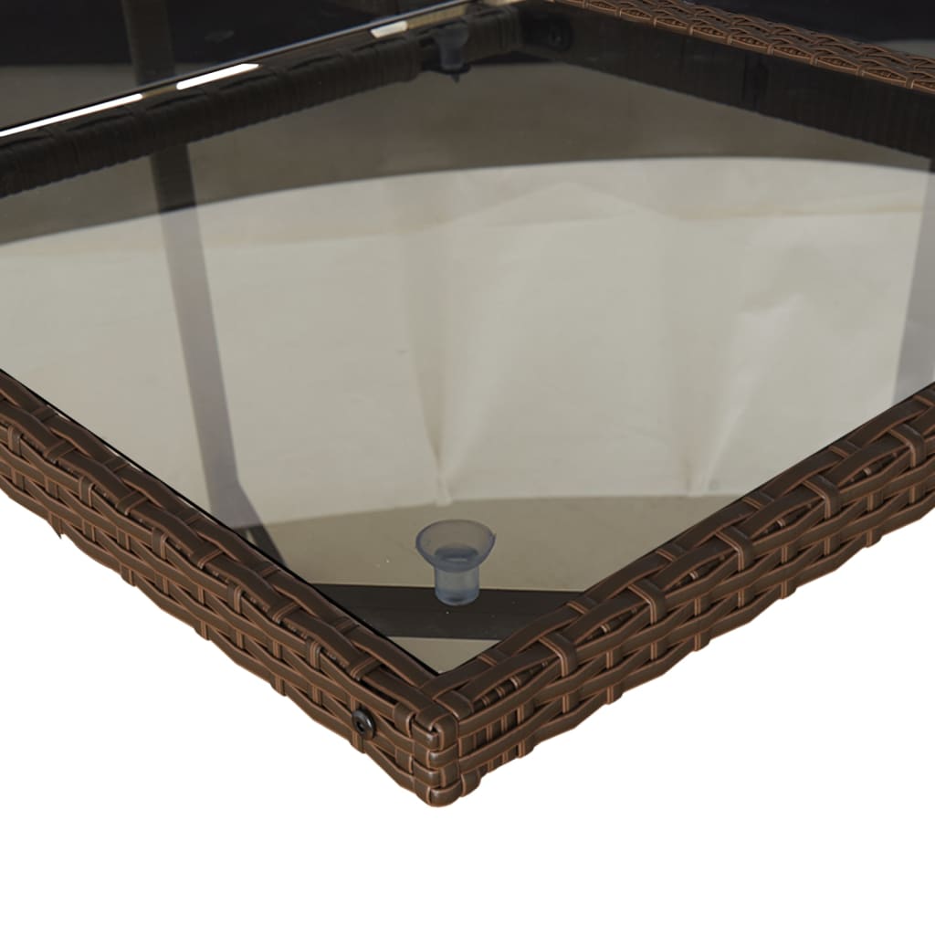 13-Delige Tuinset Met Kussens Poly Rattan