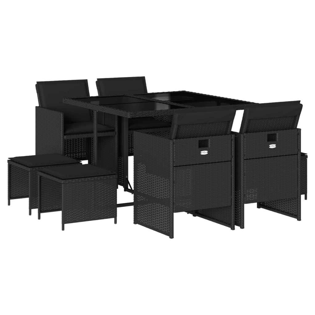 9-Delige Tuinset Poly Rattan