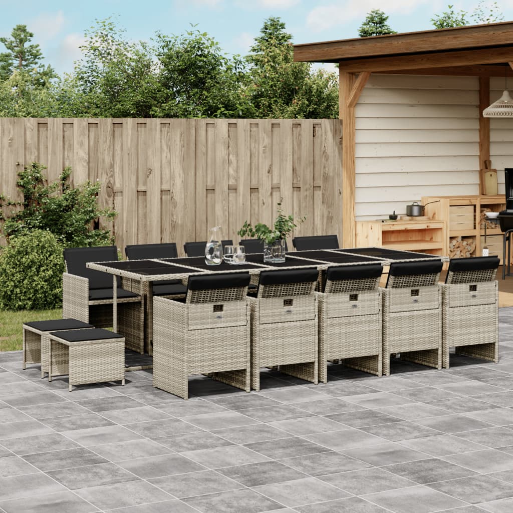 9-Delige Tuinset Poly Rattan