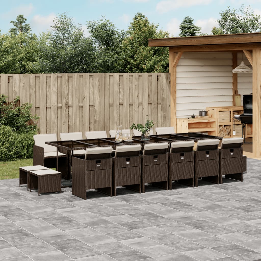 9-Delige Tuinset Poly Rattan