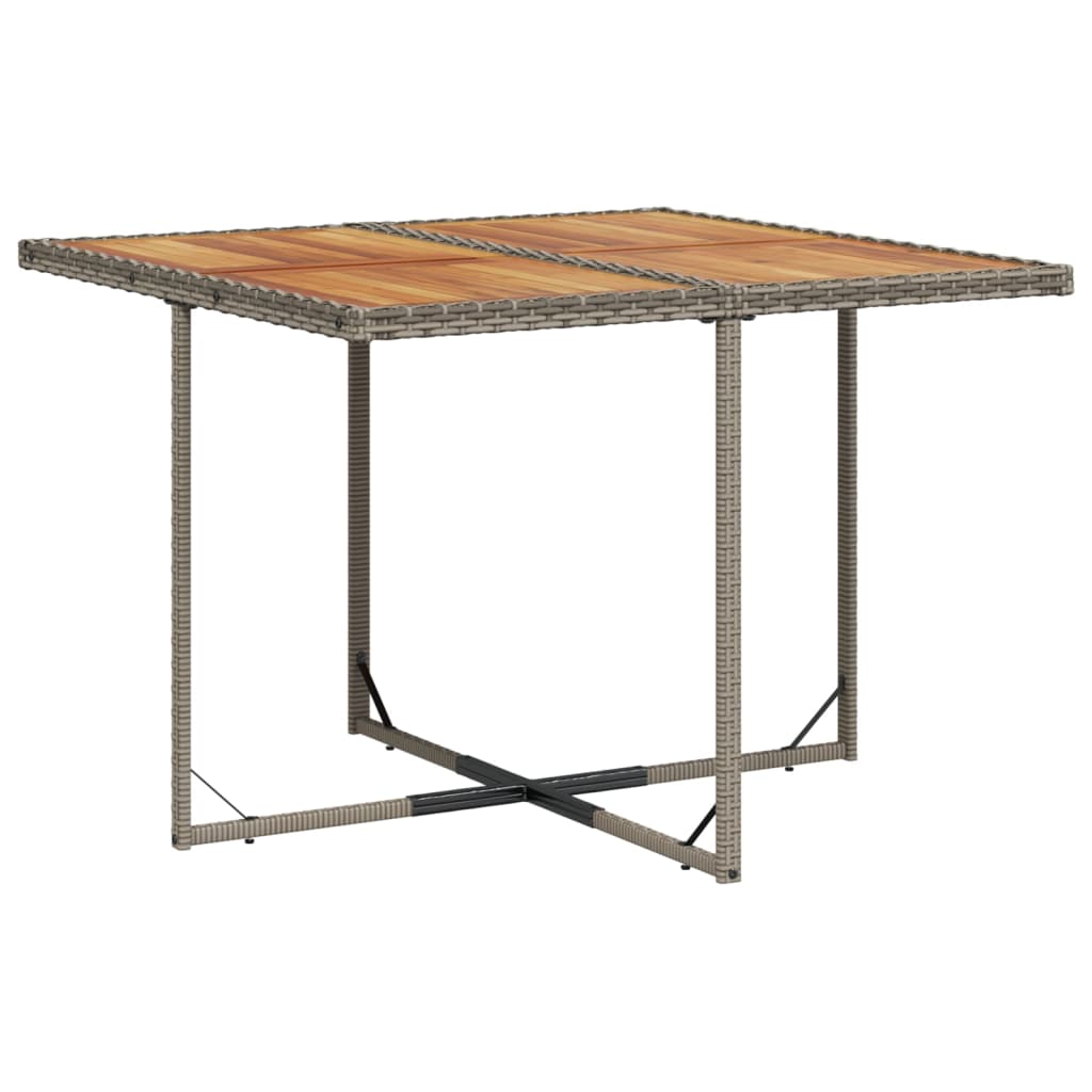 9-Delige Tuinset Met Kussens Poly Rattan