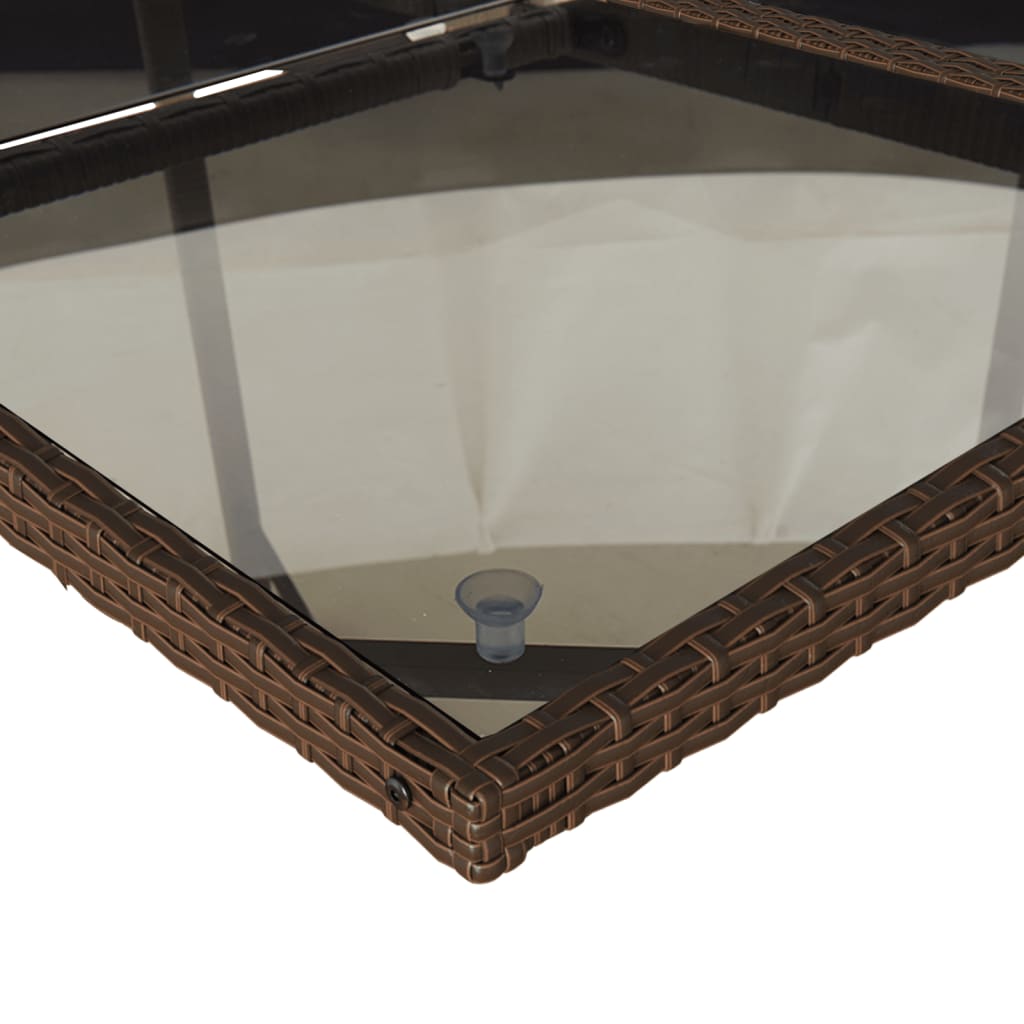 11-Delige Tuinset Met Kussens Poly Rattan