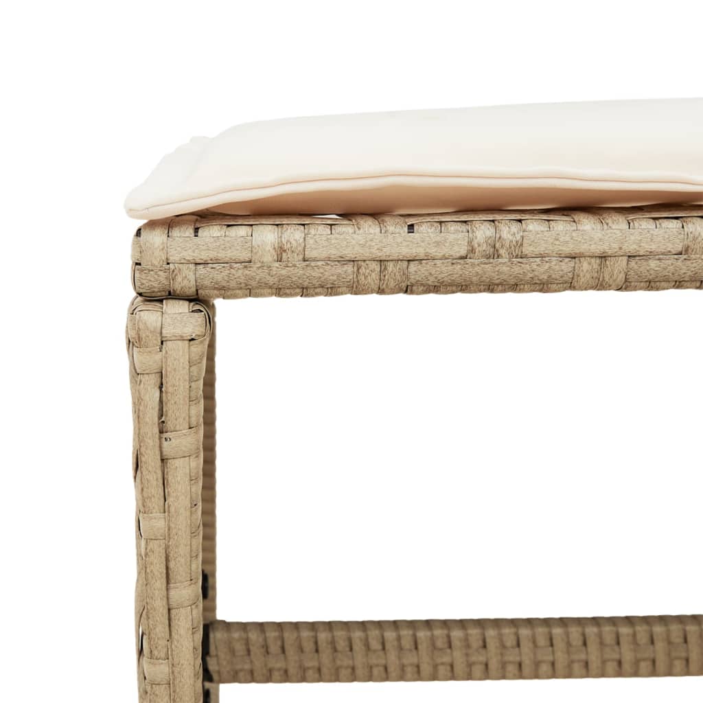 11-Delige Tuinset Met Kussens Poly Rattan