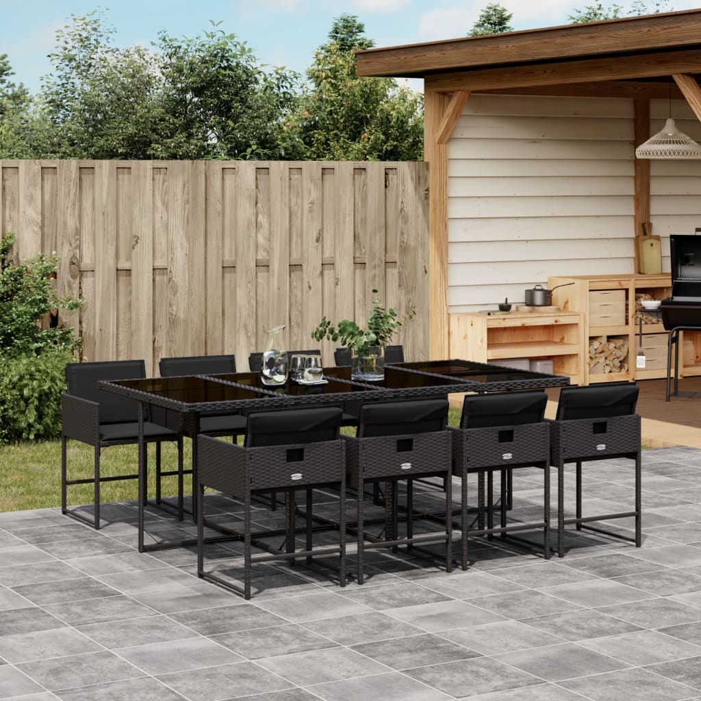 7-Delige Tuinset Met Kussens Poly Rattan