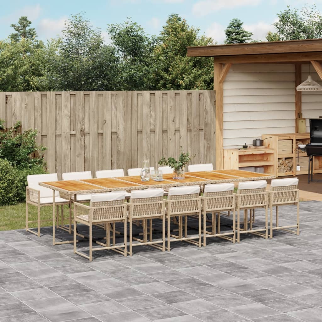 9-Delige Tuinset Poly Rattan