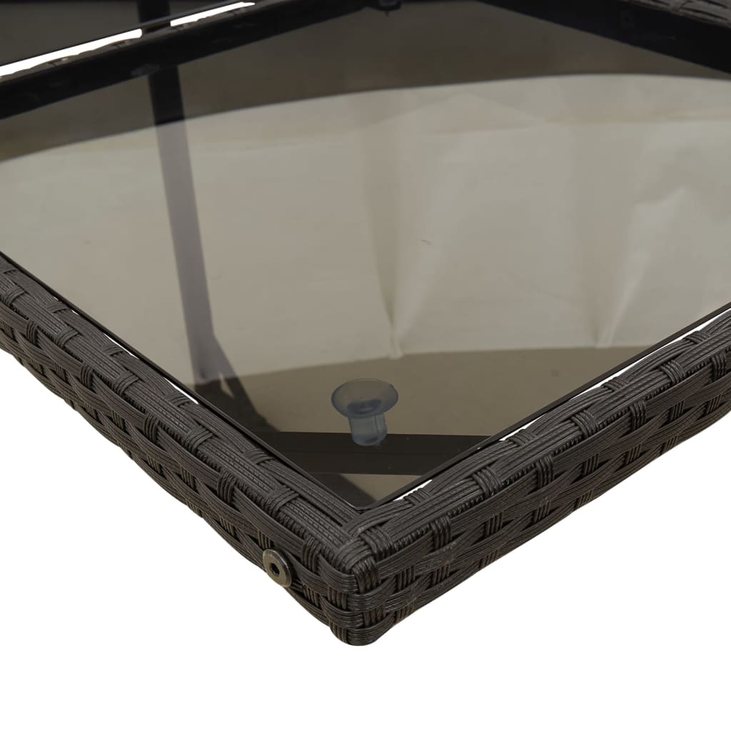 11-Delige Tuinset Met Kussens Poly Rattan