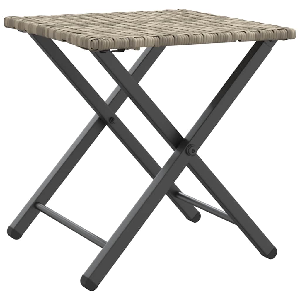 5-Delige Tuinset Inklapbaar Poly Rattan