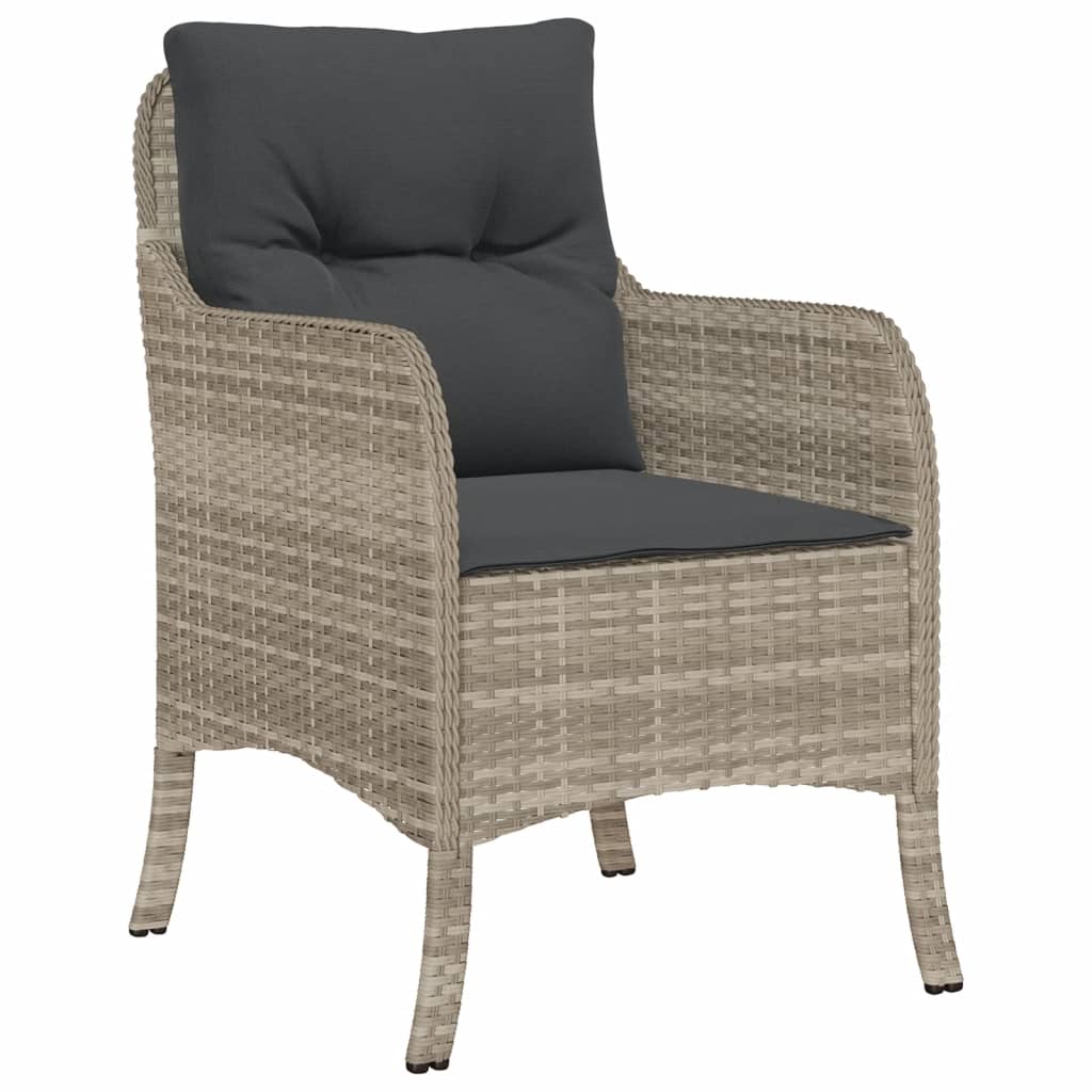 9-Delige Tuinset Met Kussens Poly Rattan