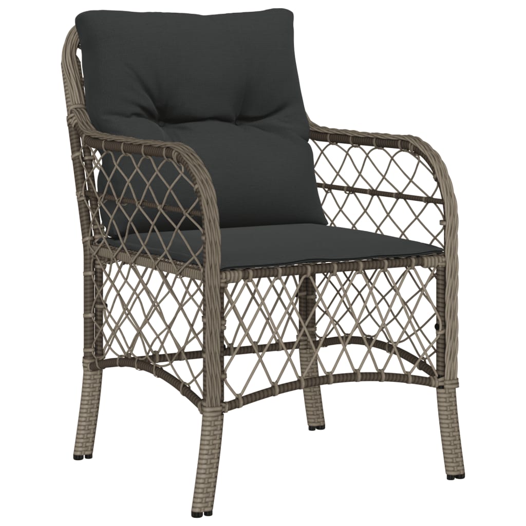 5-Delige Tuinset Met Kussens Poly Rattan