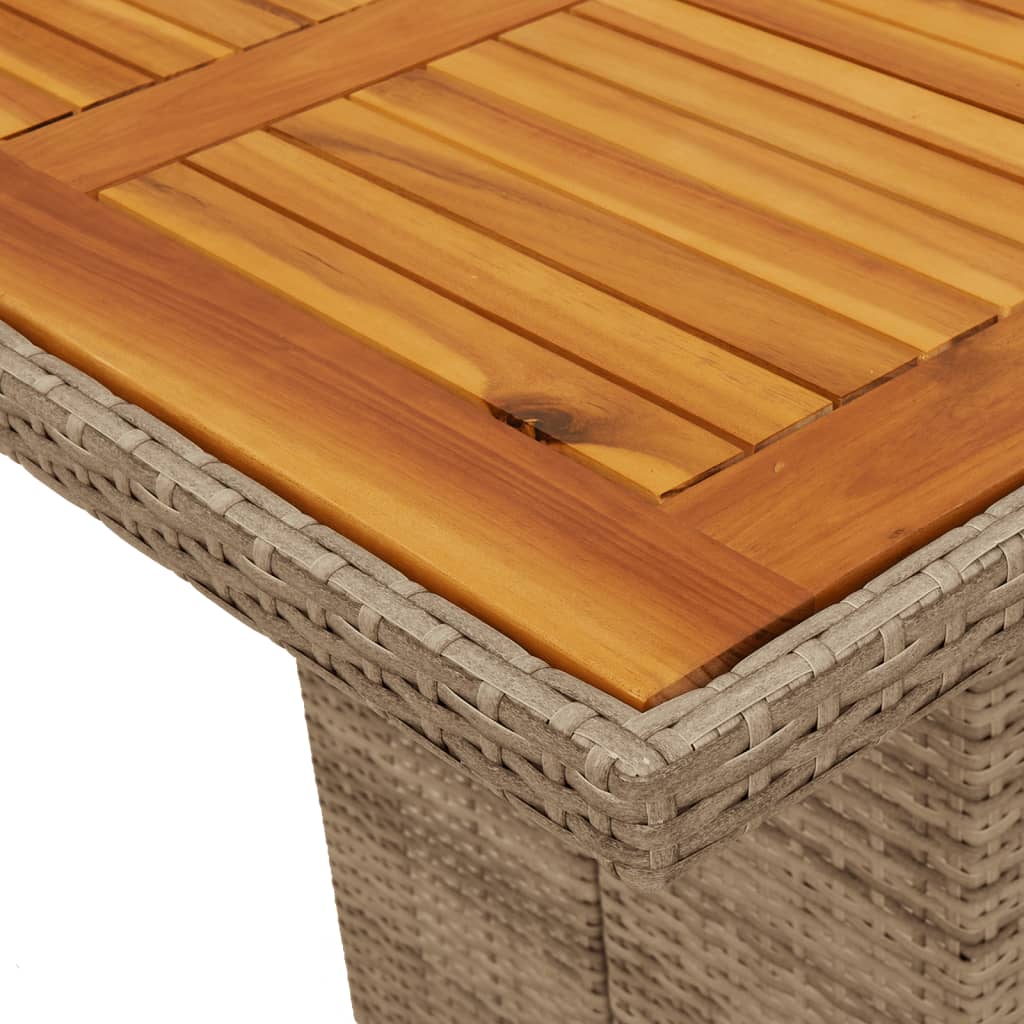 9-Delige Tuinset Met Kussens Poly Rattan