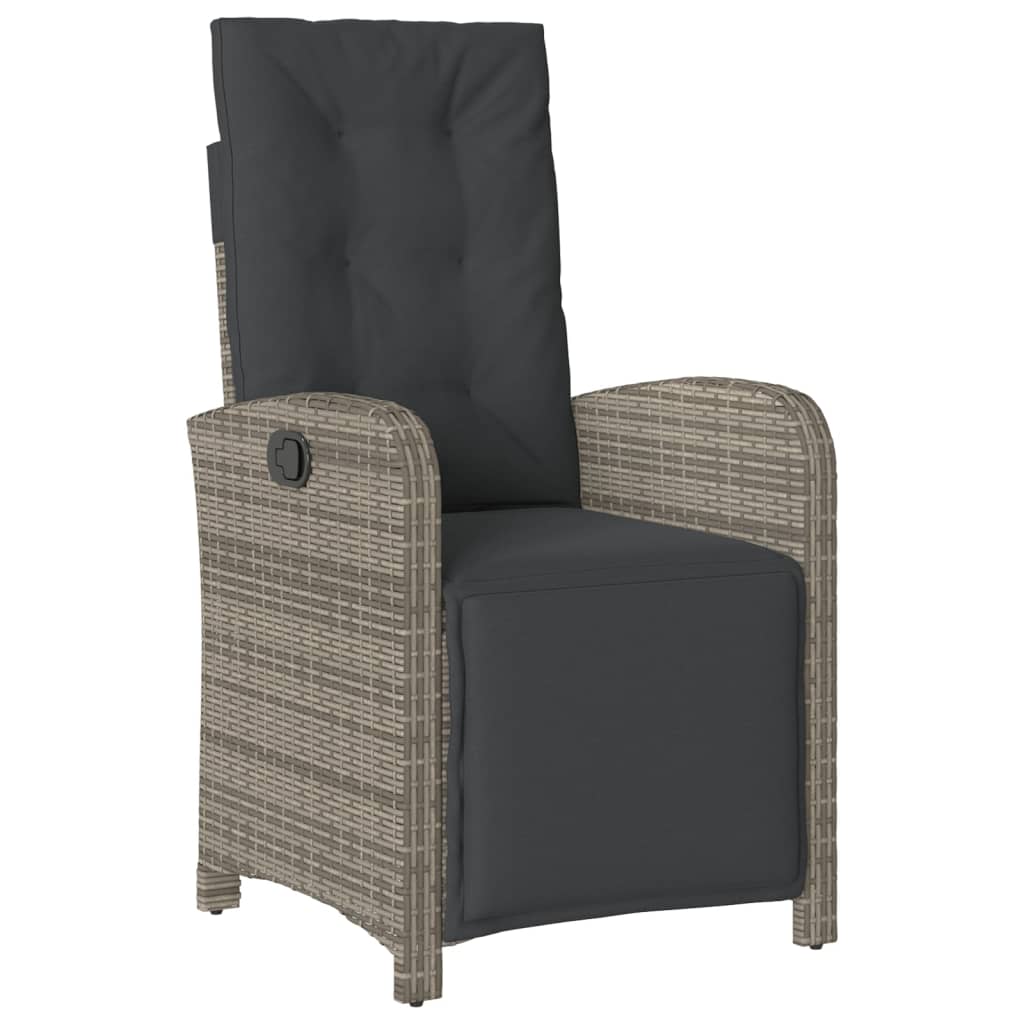 5-Delige Tuinset Met Kussens Poly Rattan