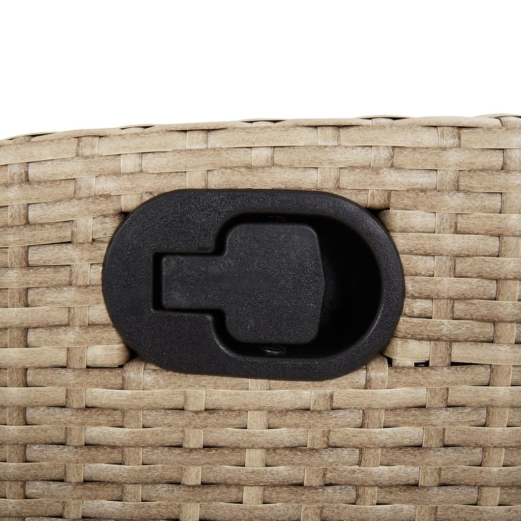 9-Delige Tuinset Met Kussens Poly Rattan