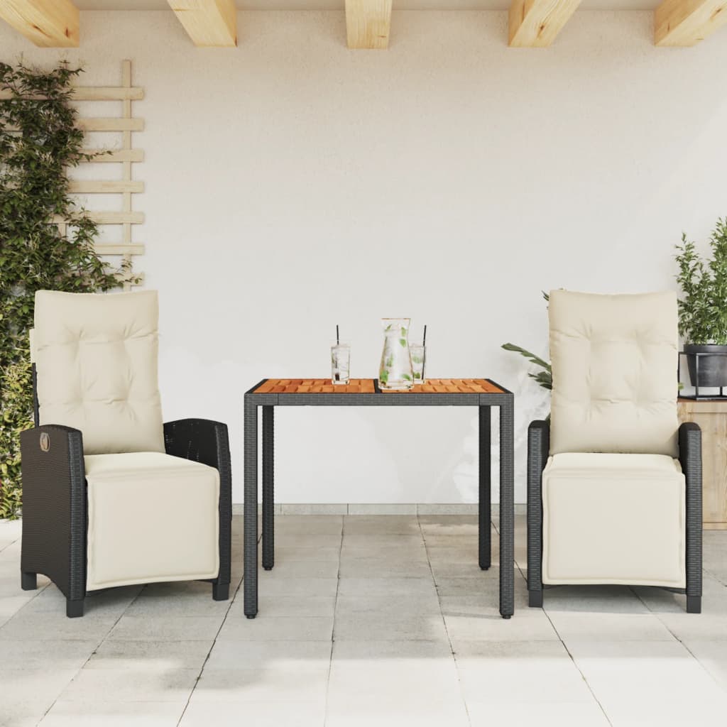 7-Delige Tuinset Met Kussens Poly Rattan