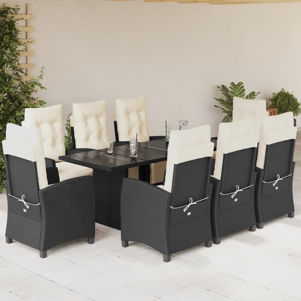 7-Delige Tuinset Met Kussens Poly Rattan