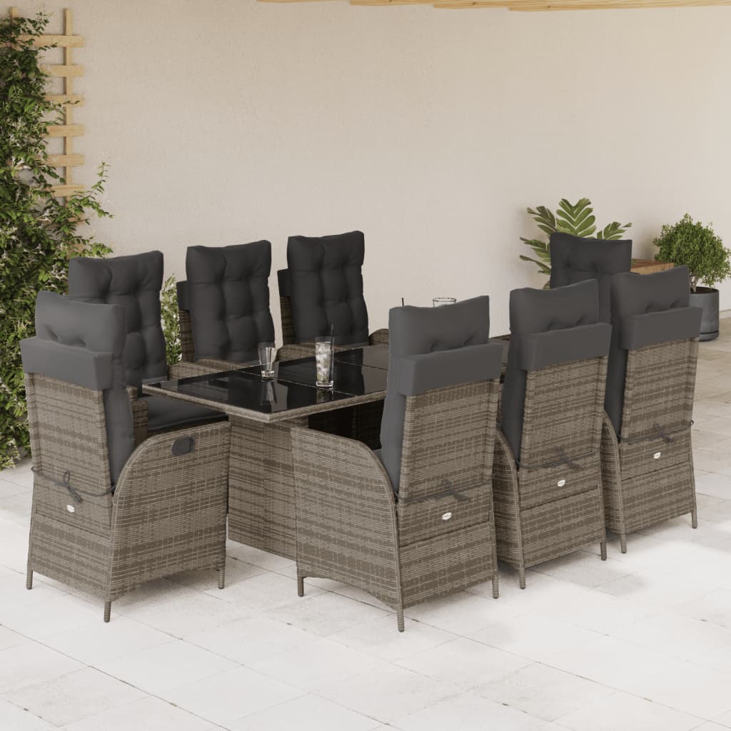 9-Delige Tuinset Poly Rattan