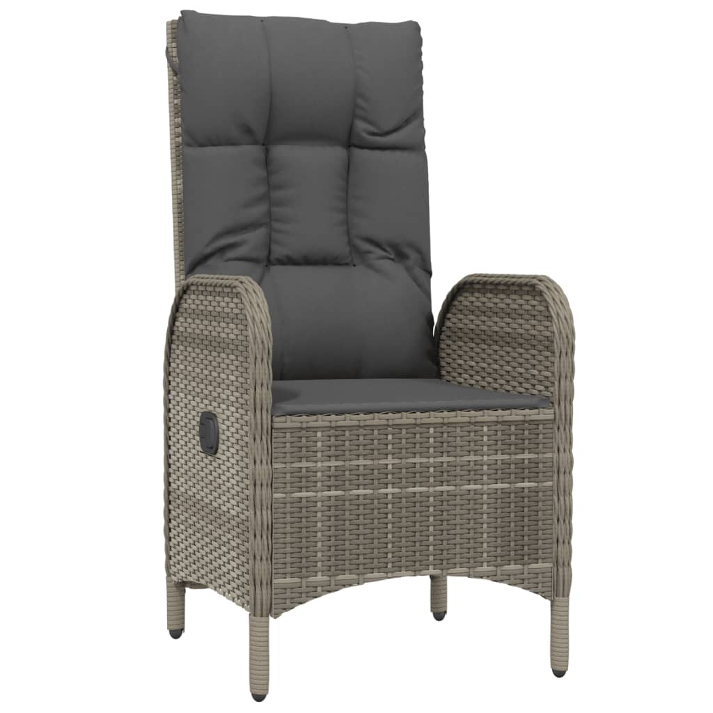 9-Delige Tuinset Met Kussens Poly Rattan
