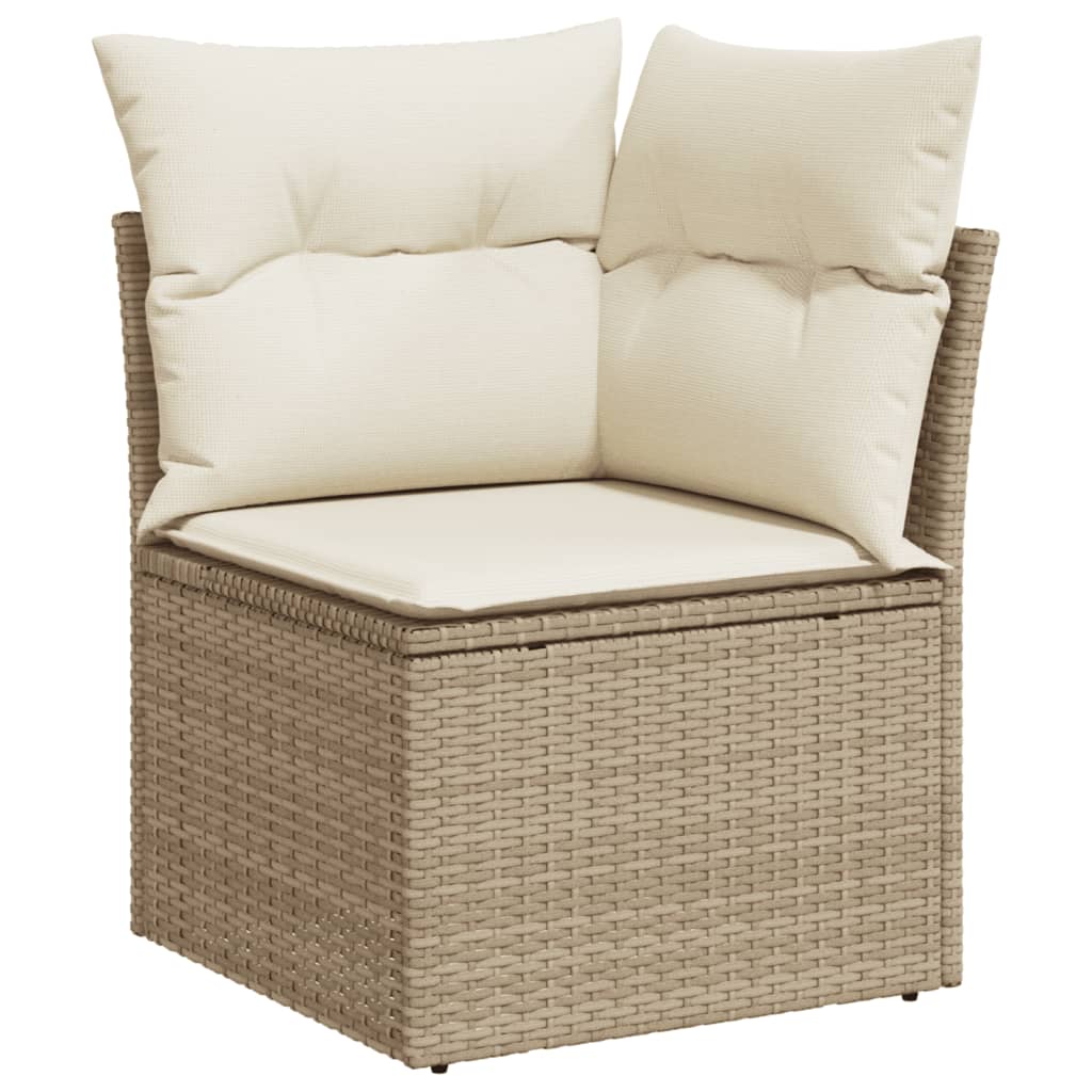 1 Tuinset Met Kussens Poly Rattan