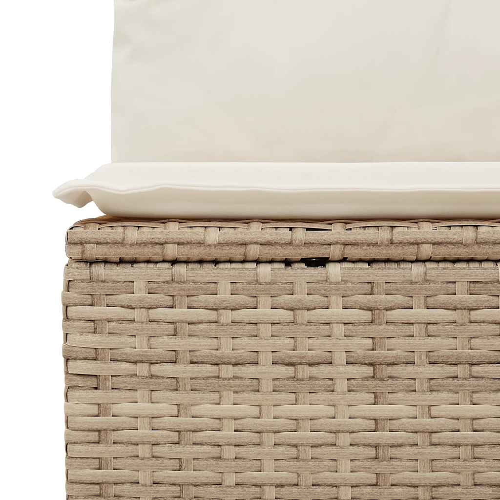 1 Tuinset Met Kussens Poly Rattan