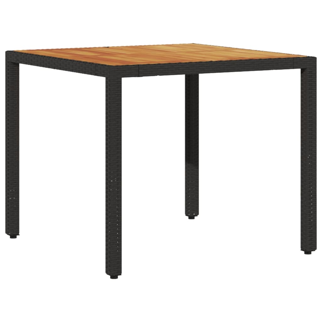 5-Delige Tuinset Met Kussens Poly Rattan En Acaciahout