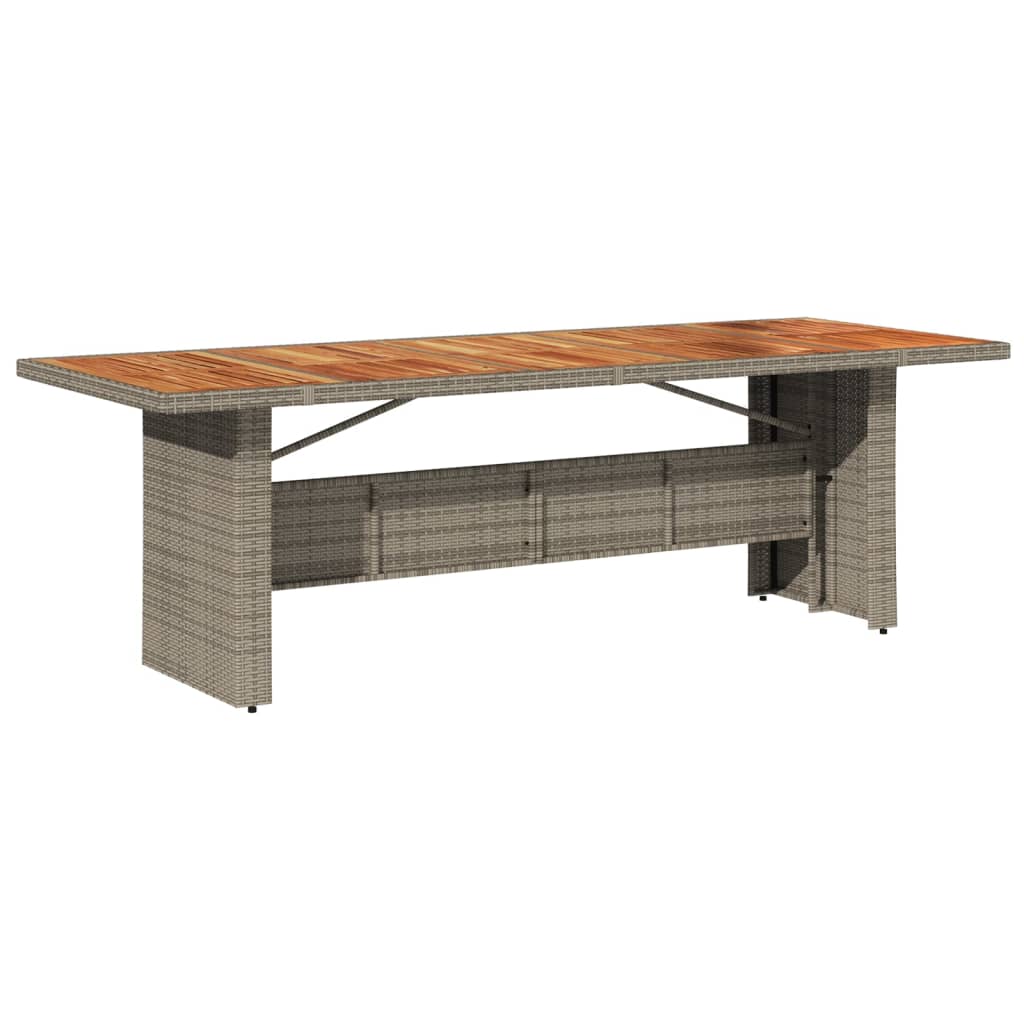 11-Delige Tuinset Met Kussens Poly Rattan Grijs