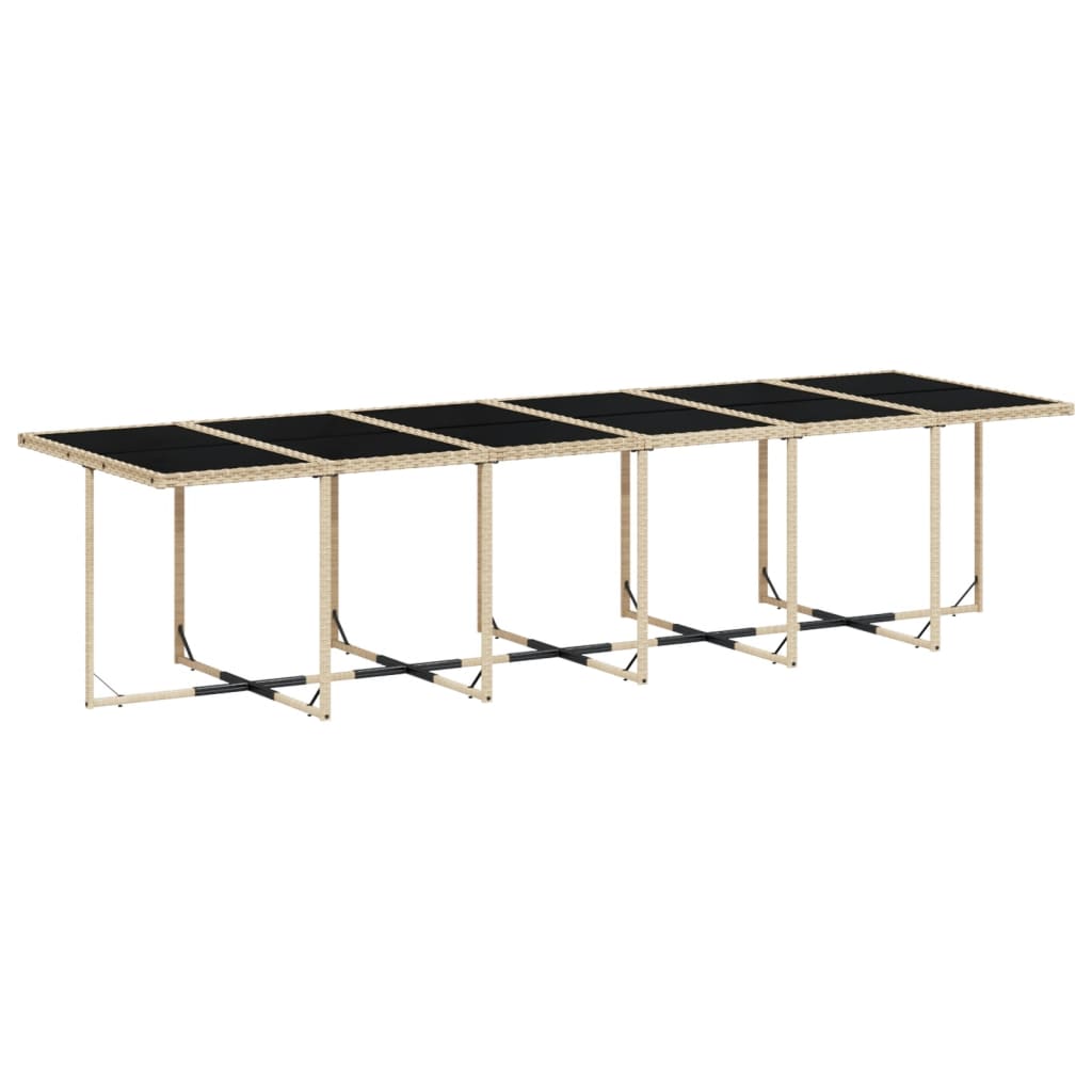 13-Delige Tuinset Met Kussens Poly Rattan