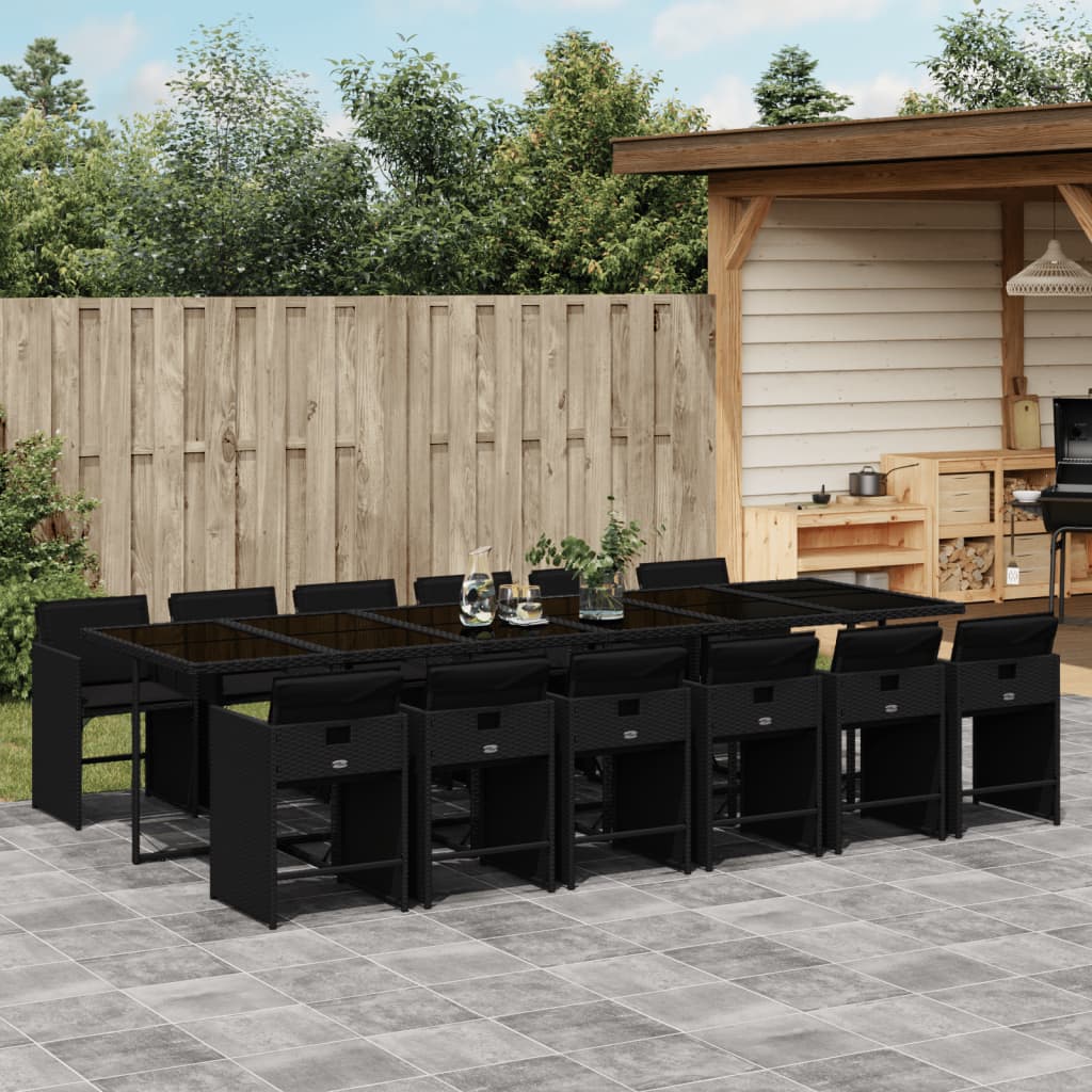 5-Delige Tuinset Met Kussens Poly Rattan