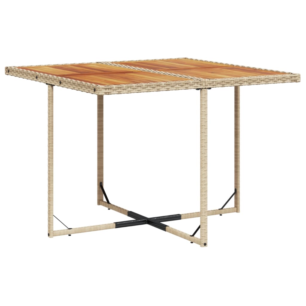 9-Delige Tuinset Met Kussens Poly Rattan