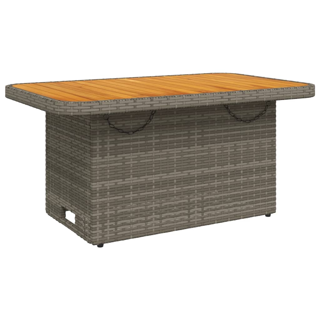 Tuinset Met Kussens Poly Rattan Grijs