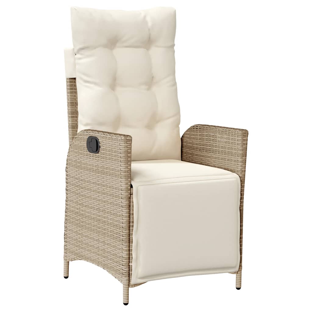 Tuinset Met Kussens Poly Rattan Beige